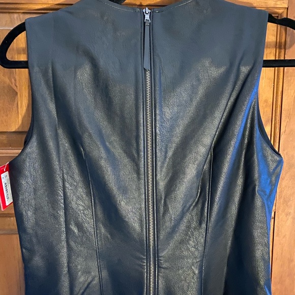 Spanx Small Faux Leather Sheath Dress - Picture 3 of 5